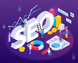 Industrial SEO for manufacturers in 2026 with factory and digital marketing growth concept