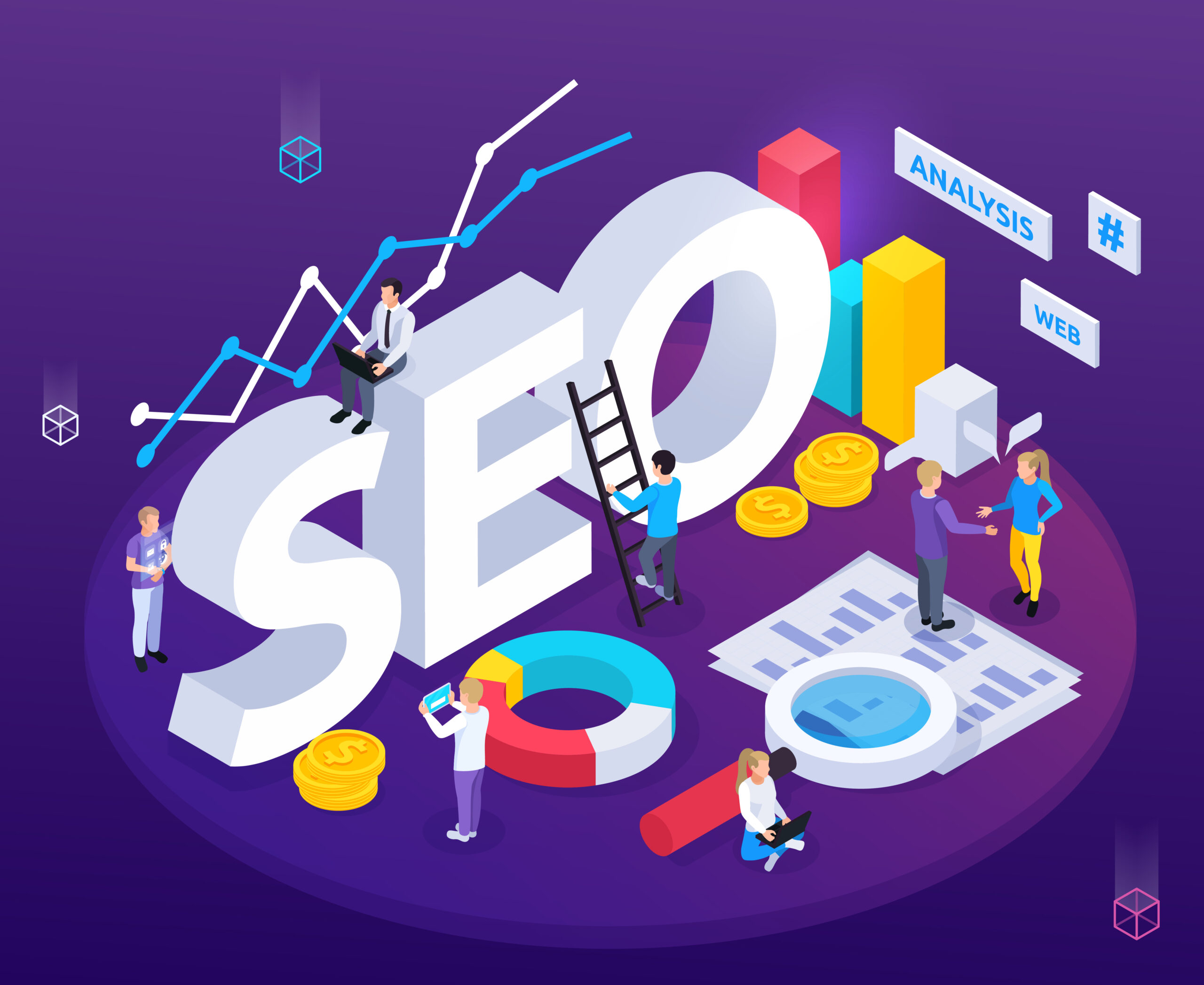 Industrial SEO for manufacturers in 2026 with factory and digital marketing growth concept