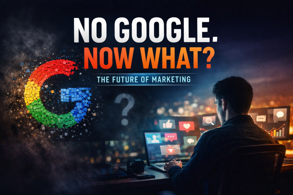 Future of marketing without Google showing shift to social media and digital platforms